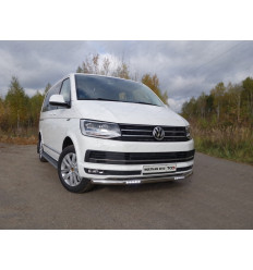 Защита передняя нижняя (с ДХО) на Volkswagen Multivan VWMULT15-03