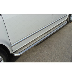 Пороги с площадкой на Volkswagen Multivan VWMULT15-09