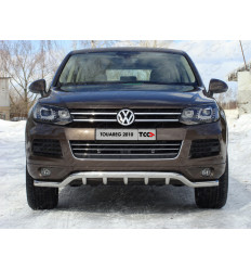 Защита передняя нижняя на Volkswagen Touareg VWTOUAR10-01 