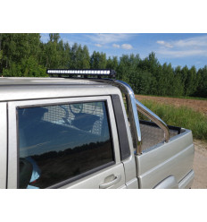 Защита кузова и заднего стекла со светодиодной фарой на УАЗ Патриот UAZPIC2016-29