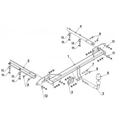 Фаркоп на Chevrolet Orlando X 24