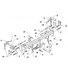 Фаркоп на Mitsubishi ASX Z 43