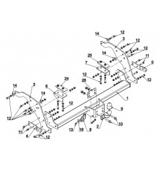 Фаркоп на Mazda BT50 C 59