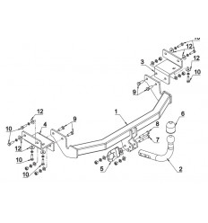 Фаркоп на Hyundai i30 J 65