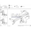 Оцинкованный фаркоп на Chevrolet Captiva O065C