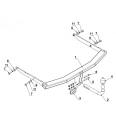 Фаркоп на Mazda 3 M 57