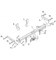 Фаркоп на Mazda 3 M 63A