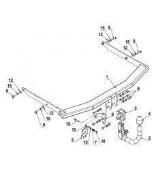 Фаркоп на Mazda 3 M 57V