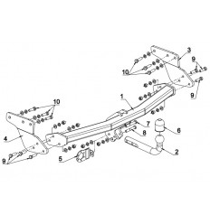 Фаркоп на Mazda CX-9 M 65