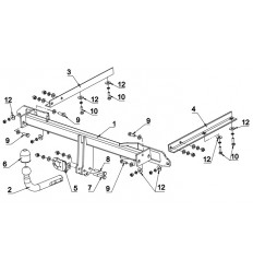 Фаркоп на Opel Astra J E 56