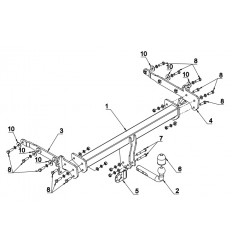 Фаркоп на Subaru Outback  SU 49