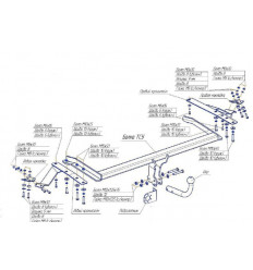 Фаркоп на Toyota Avensis 3068A