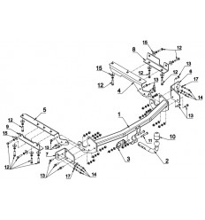 Фаркоп на Toyota RAV 4 O 85