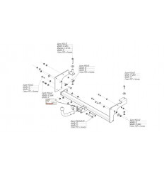 Фаркоп на Lifan Breez 3310A