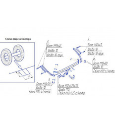 Фаркоп на Ford Focus 2 3949A