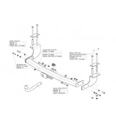 Фаркоп на Ford Escape 3963A