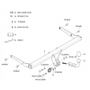 Фаркоп на Volkswagen Tiguan 321906600001