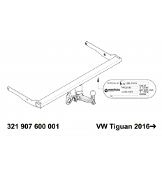 Фаркоп на Volkswagen Tiguan 321907600001