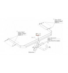 Фаркоп на Ford Focus 2 3967A