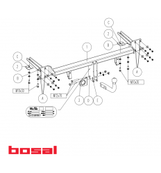 Фаркоп на Opel Astra H 027-401