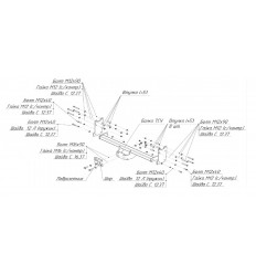 Фаркоп на Ford Transit Chassis Cab 3977F