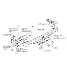 Фаркоп на Mitsubishi Asx 4159-A