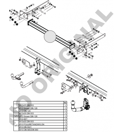 Фаркоп на Mercedes E E4112CA