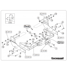 Фаркоп на Ford Transit 038-742