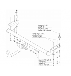 Фаркоп на Geely GC6 9001A