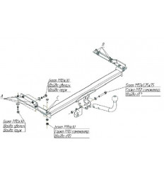 Фаркоп на Nissan Note 4355A