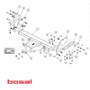 Фаркоп на Mitsubishi Pajero 3 042-972