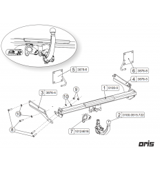 Фаркоп на Mazda 6 051-053