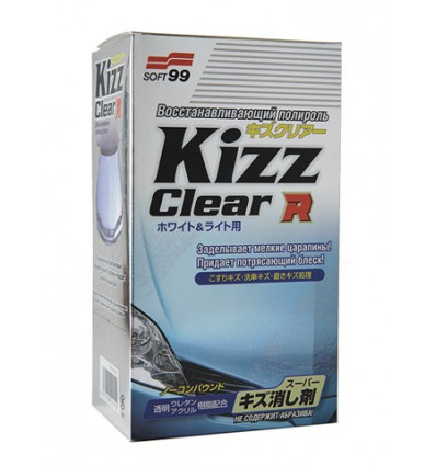 Полироль для кузова устранение царапин Soft99 Kizz Clear для светлых, 270 мл. 10555/10155
