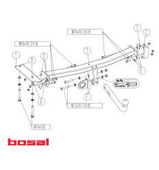 Фаркоп на Land Rover Freelander 2 044-321