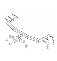 Фаркоп на Great Wall Hover GW12