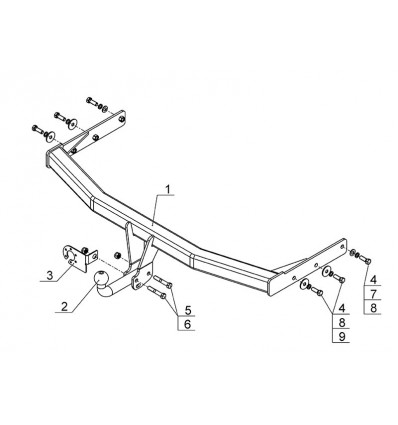 Фаркоп на Great Wall Hover GW12