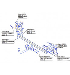 Фаркоп на Nissan Qashqai 4357A