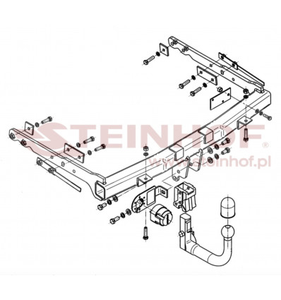 Фаркоп на Ford Galaxy F-246