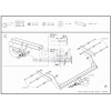 Оцинкованный фаркоп на Ford Mondeo F102A