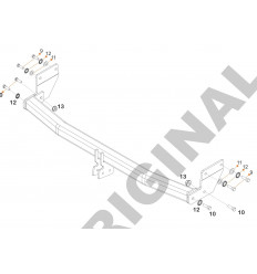 Фаркоп на Hyundai i20 E2513AS