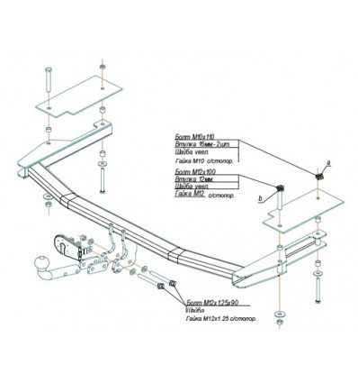 Фаркоп на Mazda 6 4522A