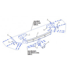 Фаркоп на Mazda 6 4528A