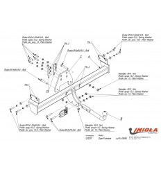 Фаркоп на Opel Frontera O/037