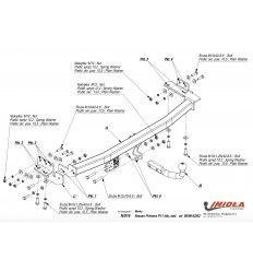 Фаркоп на Nissan Primera N/016