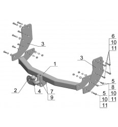 Фаркоп на Nissan Pathfinder NS18