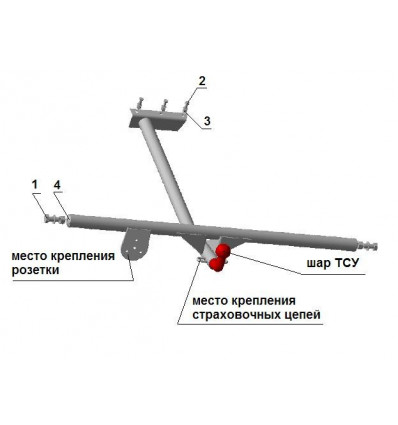 Фаркоп на ВАЗ-2104 "Жигули" VAZ-04