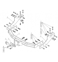 Фаркоп на Газель Next GAZ-14