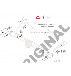 Фаркоп на Citroen C4 Picasso E1220AA