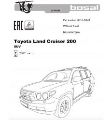 Фаркоп на Toyota Land Cruiser 200 3012-AK41