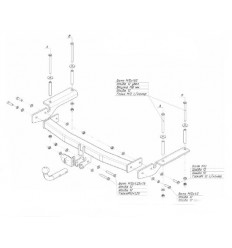 Фаркоп на Subaru Tribeca 6308A